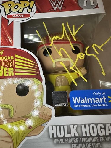 Hulk Hogan Autogramm Funko Pop #71 mit Echtheitsprüfung - Bild 4 von 10