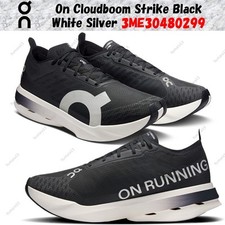 On Cloudboom Strike Schwarz Weiß Silber 3ME30480299 Herren Gr.