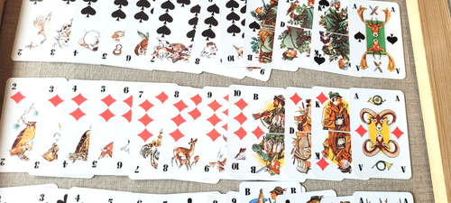 Jagd Jagd 54 Deutschland Spielkarten Deck 1977 - Bild 5 von 12
