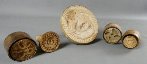 5 x alte Butter oder Kurzbrot Briefmarken um 1895 #25152