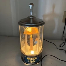 Vintage Michelob Wall Sconce Bar Candlelight Plug in Beer Sign Lamp Light