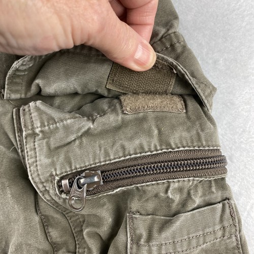 Columbia Cargo Shorts Herren XL 39/7 Armeegrün Canvas 7" Schrittlänge Wandern Angeln - Bild 4 von 13
