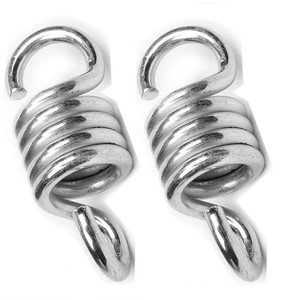 2 PCS Heavy Duty Porch Swing Spring 700 lbs Capacity Hammock Chair Hanger