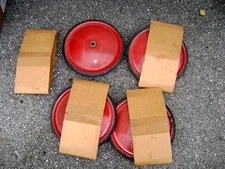 4-12"  VINTAGE 1960s OFFICIAL SOAP BOX DERBY WHEELS- HEIM-RF8-20 12sbd BEARINGS