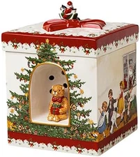 Villeroy & Boch - Christmas Toys, Pacchetto Quadrato, Bambini, 17 X 17 X 21,5Cm,