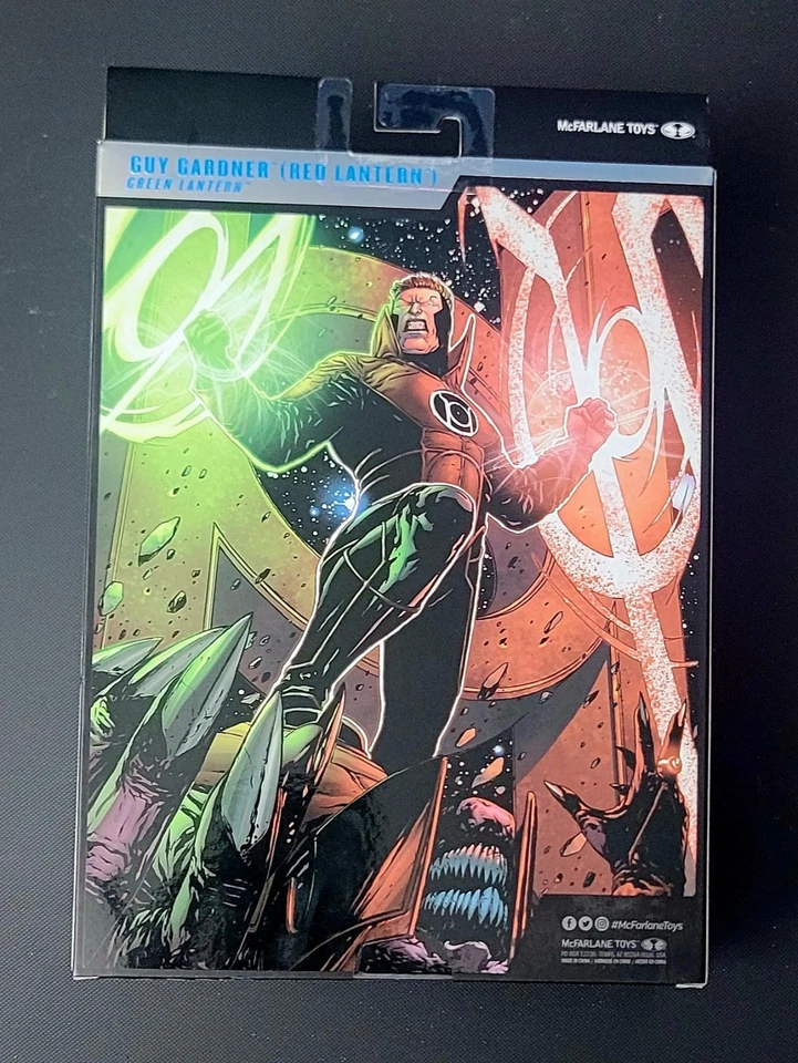 McFarlane Collector DC Multiverse Red Lantern Guy Gardner Platinum (Red) #37 - Image 3 of 4