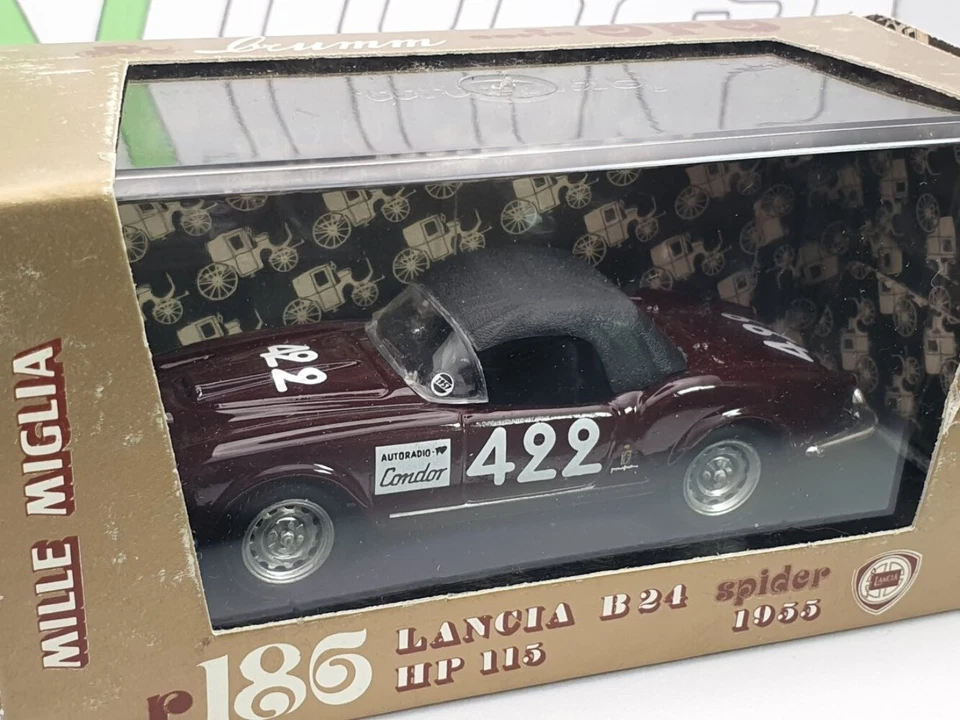 Lancia Aurelia B 24 Brumm 1/43 Bordeaux 1955 - Immagine 2 di 3