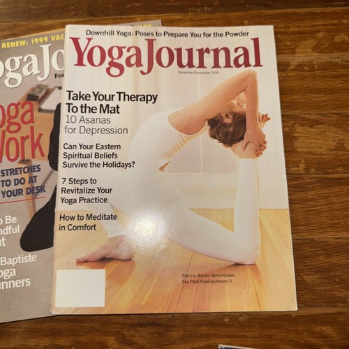 Lot of 10 YOGA JOURNAL MAGAZINE 1998 1999 Read And Some Writing - Picture 8 of 11