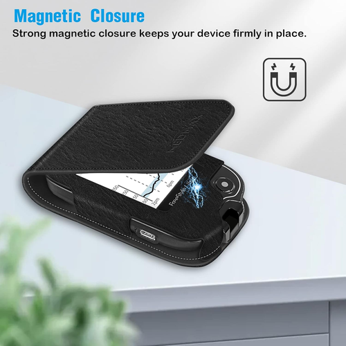 Funda Protectora de Cuero PU para Freestyle Libre 3 2 / Lector Libre, Ligera S - Imagen 4 de 12