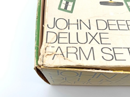 1/16 John Deere Ertl Ice Cream Box Deluxe Farm Set in Box Tractor, Disc, Plow, - Picture 10 of 15