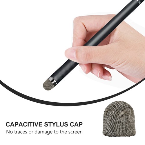 2 PCS Touchscreen Devices Pen Tips Conductive Fiber Cloth Head Phone Stylus - Photo 6/12