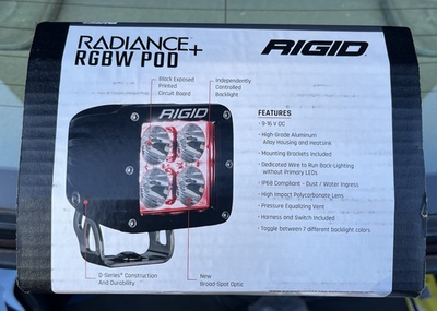 #ad Rigid Industries 202053 Radiance Pod RGBW Pair LED $250.00