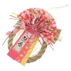 Japanese Style New Year Hanging Ornament Straw Wreath For Home Decoration