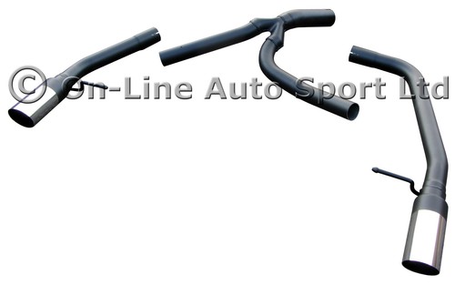 Mondeo Mk4 2.5T Estate (2008-2014) Rear Silencer Delete SPORTEX Exhaust -Dual 3"