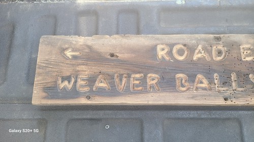 Vintage Shasta Trinity National Forest Holzschild Weaver Bally Aussichtspunkt Trinty Cal - Bild 5 von 10