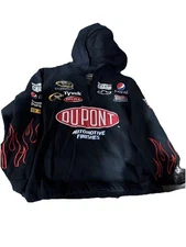 Chase Authentics Drivers Line Jeff Gordon Embroidered 1/4 Zip Pullover Hoodie L