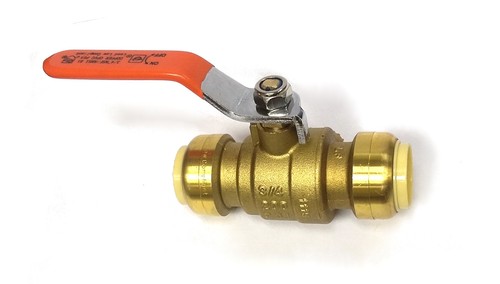 Valvola in ottone push fit 3/4", raccordo di collegamento - confezione da 5 - Foto 3 di 3