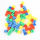Lot of Linking Cubes Mathematics Manipulative Educational Toys Multiple Colors