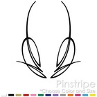 PINSTRIPE SET CHOPPER BIKE FENDER TANK WINDOW VINYL DECAL STICKER (PS-15)