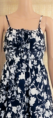NWOT Shein Women's Floral Print Tie-Up Slip Dress Ruffle Hem Size S - Picture 2 of 9