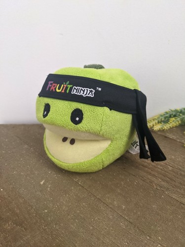 Fruit Ninja Green Apple Plush RARE Toy Halfbrick studios 2011 Stuffed animal - Bild 1 von 7
