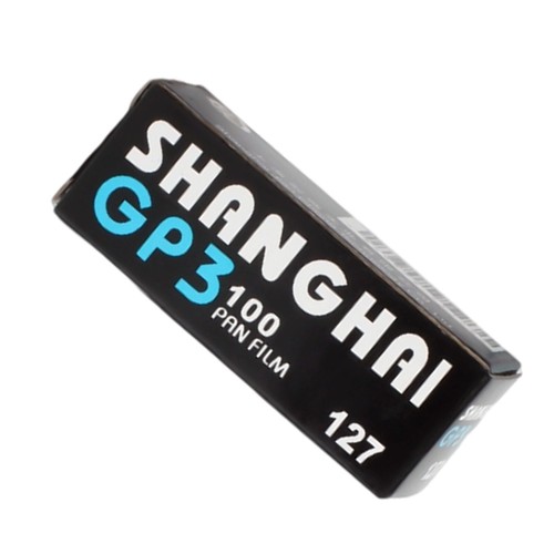 2 Rollen Shanghai GP3 127 schwarz + weiß ISO 100 Rollen Film negativ frisch Neu - Bild 3 von 15