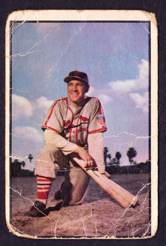 1953 BOWMAN COLOR #81 ENOS SLAUGHTER ST. LOUIS CARDINALS