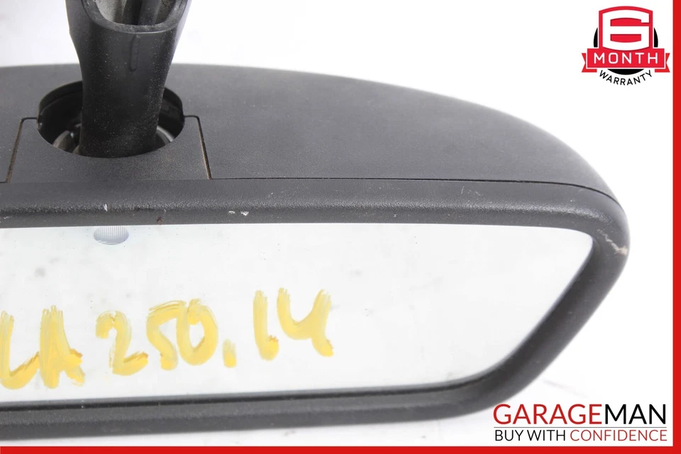 14-19 Mercedes W117 CLA250 Interior Top Upper Rear View Mirror Black OEM - Image 2 of 4