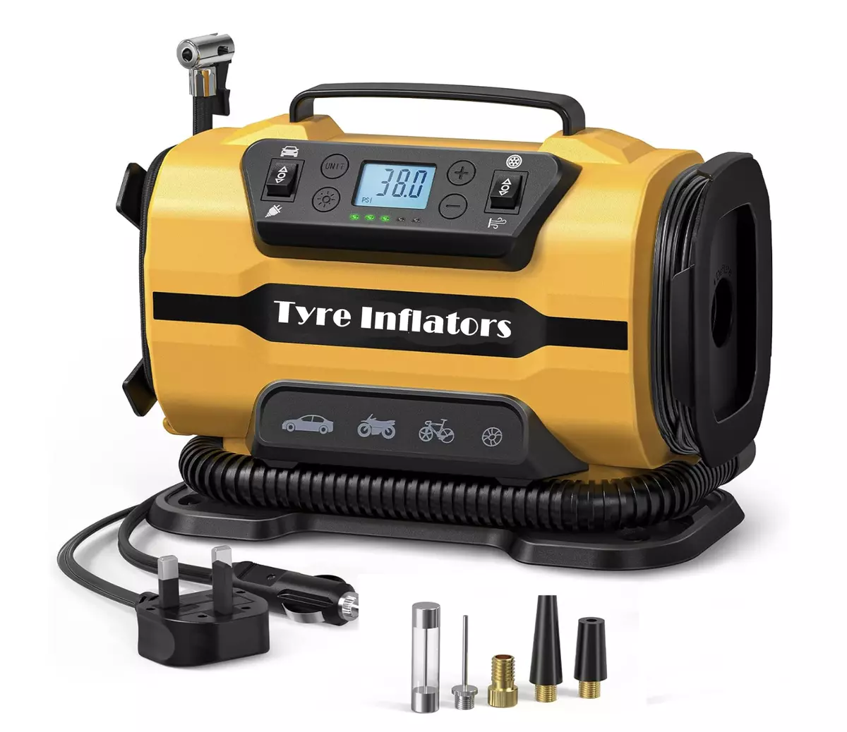 240v mains car tyre inflator pump deals