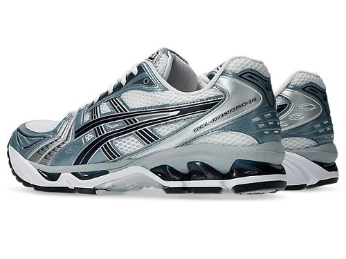 ASICS GEL-KAYANO 14 1203A537 106 White Fjord Grey Sports Style Shoes sneaker - Picture 5 of 8
