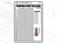 4061~~Temperature Tracker Planner Stickers.