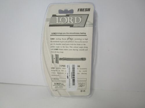 Lord FRESH Premium Safety Razor Merkur Style Head Model L125, Plus 5 Blades - Picture 2 of 2