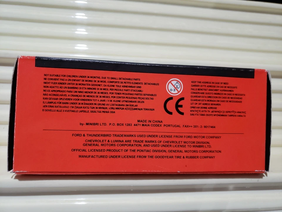 Quartzo 2047 #22 WARD BURTON MBNA 庞蒂亚克大奖赛全新完好 C9 Nu 完好带盒 — 第 4/4 张图片