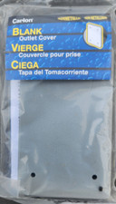 (12 Pack) Carlon 1-Gang Weatherproof Gray Blank Box Cover Paintable, E980CN-CAR