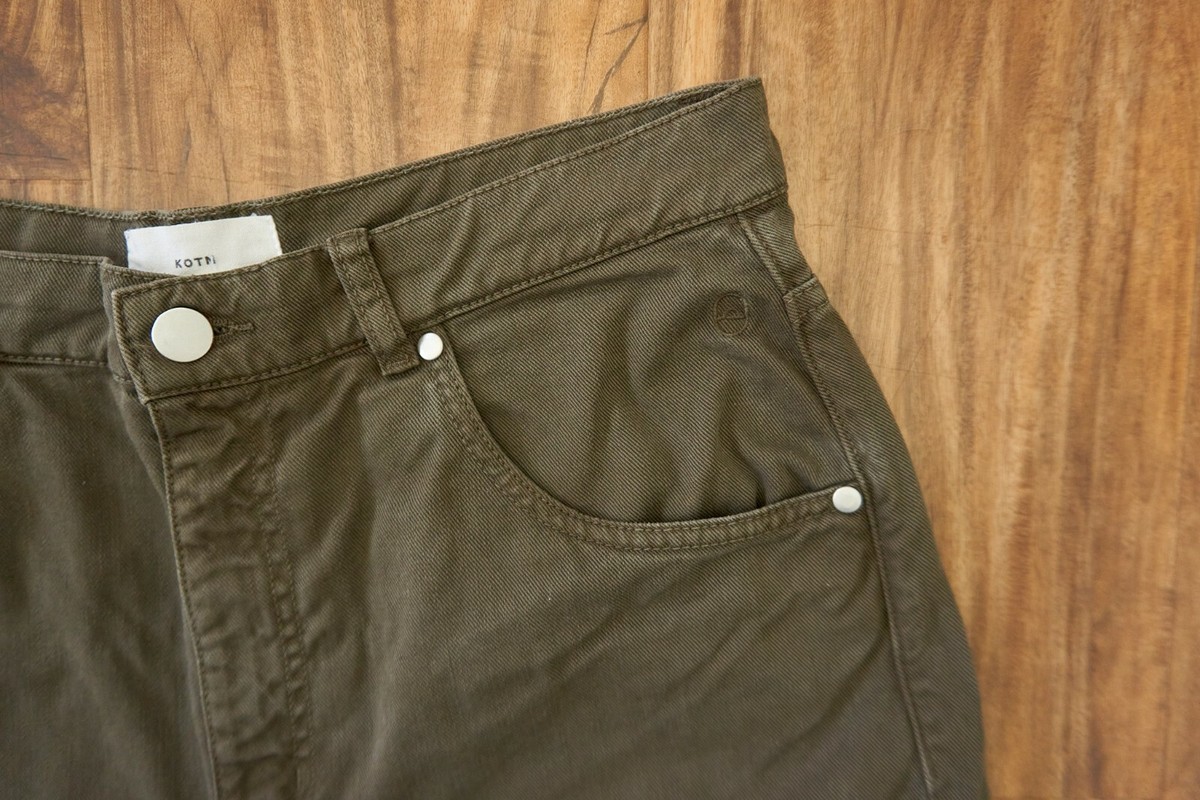Khaki top cropped jeggings
