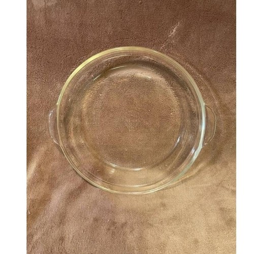 Vintage Fire King 9" Griff Glas Backen Kuchen Platte (#461) - Bild 2 von 5