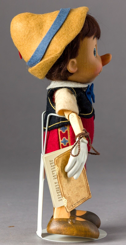 9 Zoll R. John Wright Holz Pinocchio Puppe (D-200) - Bild 7 von 15