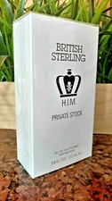 British Sterling HIM PRIVATE STOCK by Dana TOILETTE Cologne Spray 3.8 oz H.I.M.