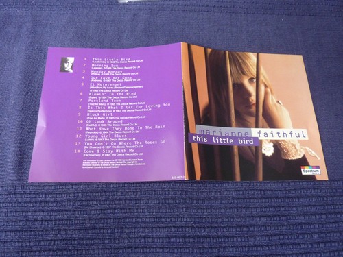 CD Marianne Faithfull THIS LITTLE BIRD Best Of Greatest Hits Collection Misprint - Picture 2 of 5