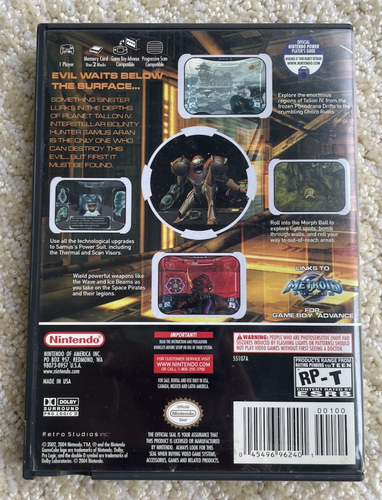 Metroid Prime Double Pack with Bonus Disc Echoes Demo for Nintendo GameCube Game - Picture 3 of 12