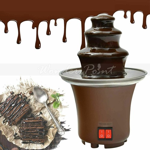 3-Tier Commercial Chocolate Fondue Fountain Equipment Machine Stainless Steel - Picture 2 of 12