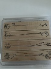 Stampin' Up Scrapbooking Stamp Sets -Used  Flower Theme Both way Blossoms
