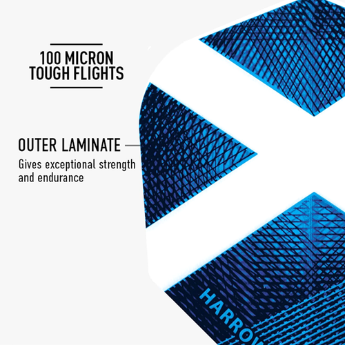Scotland Dart Flights - 5 juegos (15) - gradas - forma estándar - extra fuerte - Imagen 4 de 4