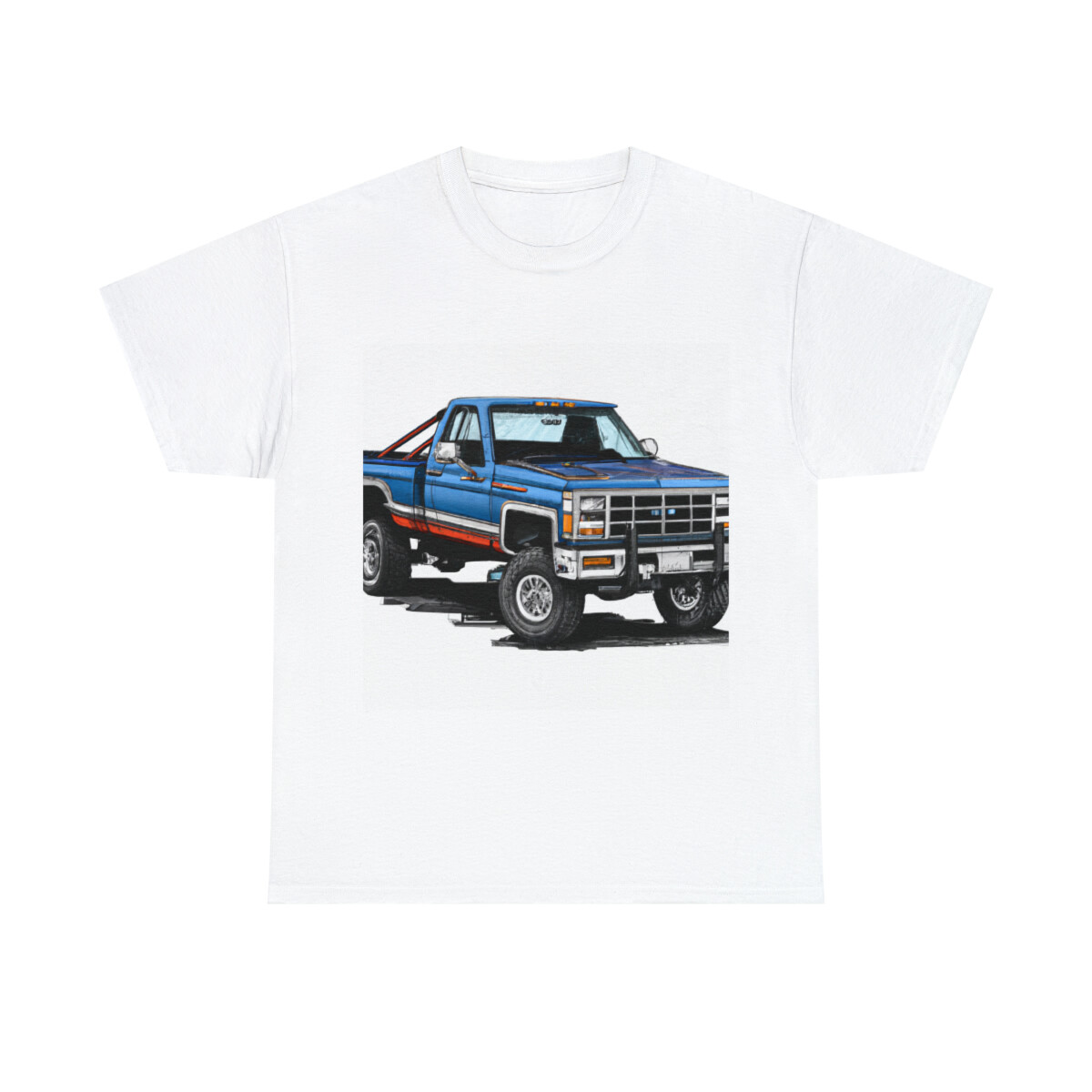 Vintage Style T Shirt 80s Lifted Square Body Truck Tee