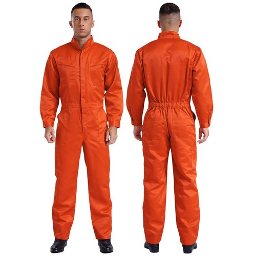 Herren Overall Premium Overall Werkstatt Body Mischung Arbeit Langarm Erwachsene - Bild 1 von 54