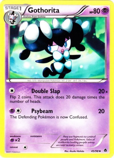 Pokemon - Gothorita - 45/98 - Uncommon - Emerging Powers - NM