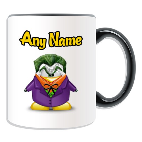 Personalised Gift Joker Penguin Mug Money Box Cup Film Movie Hero Batman Avenger - Picture 6 of 20