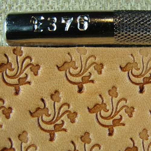 Craft Japan - #E376 sello de acento floral (herramienta de estampado de cuero) - Imagen 3 de 5