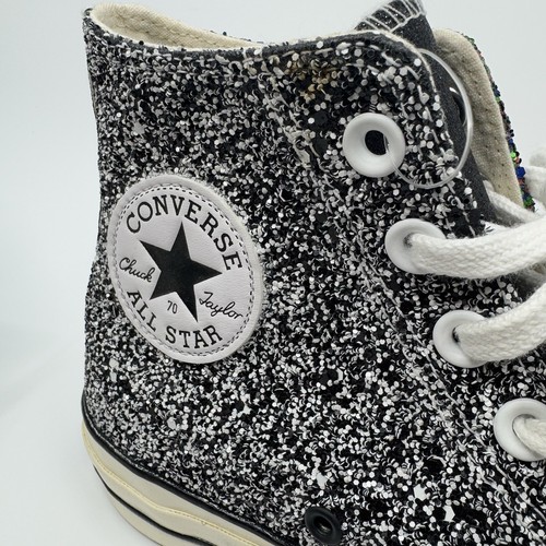 Converse JW Anderson x Chuck 70 High Glitter Multicolore Chuck Taylor Uomo 7,5 - Foto 2 di 14