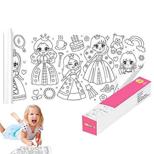 Children's Drawing Paper Roll Sticky Coloring Poster Roll for Kids Art Presch... - Picture 8 of 9